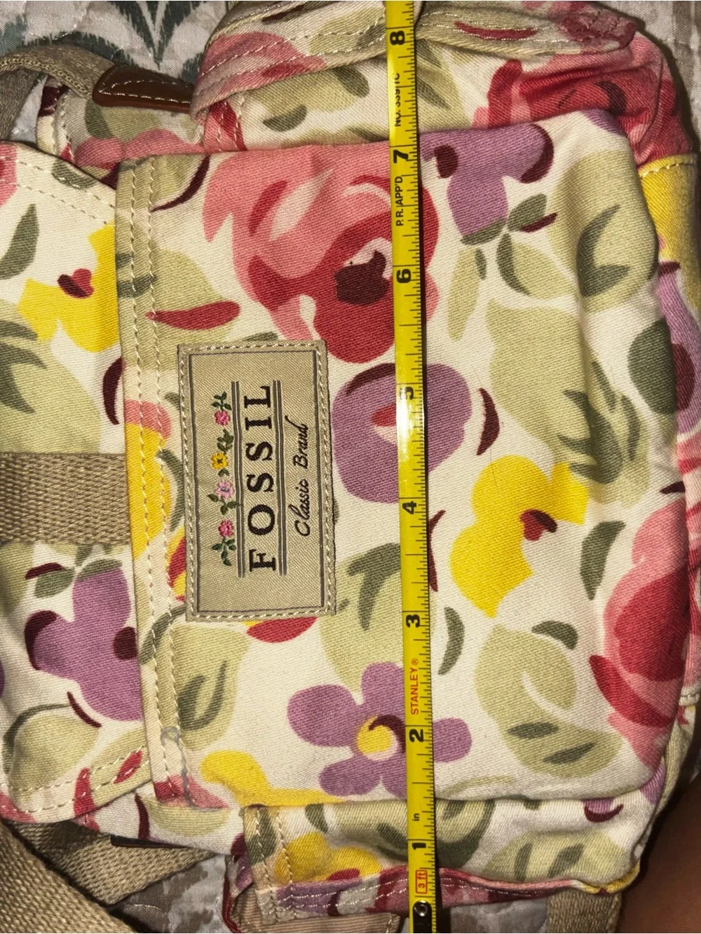 Fossil vintage floral